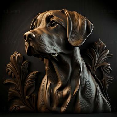 3D model dog (STL)